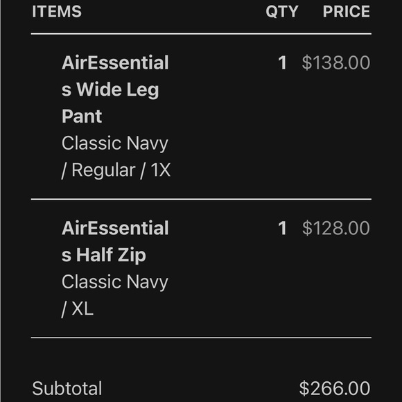 Spanx Women’s AirEssentials Wide Leg Pant in Classic Navy, 1X - Picture 2 of 2